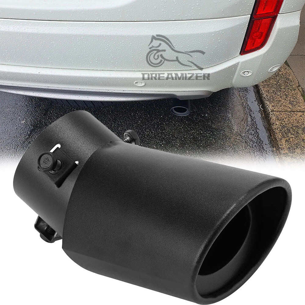 Stainless Steel Rear Curved Exhaust Pipe Tail Muffler Tip For Mitsubishi Shogun