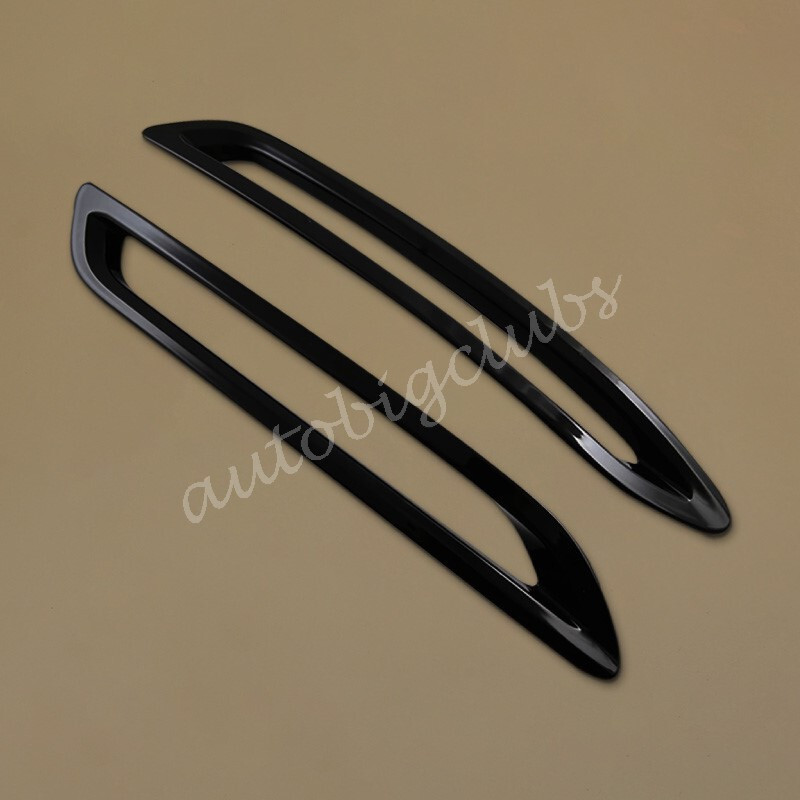 For Honda Accord 11 Gen 2023-2024 Black Rear Fog Light Cover Trims Accessories