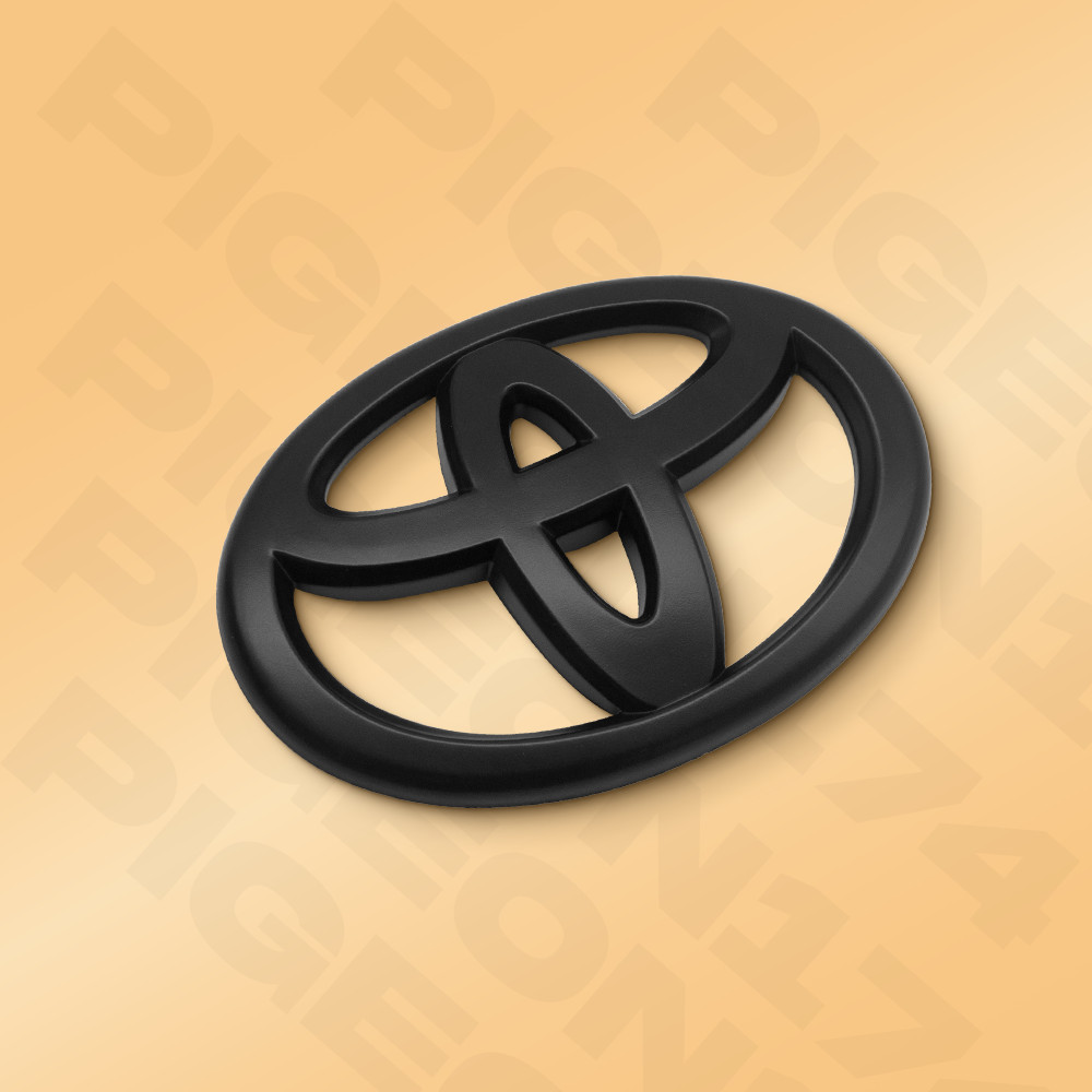 1pcs For 2012-2018 Corolla 3D Matte Blackout Rear Badges Tailgate Emblem Overlay