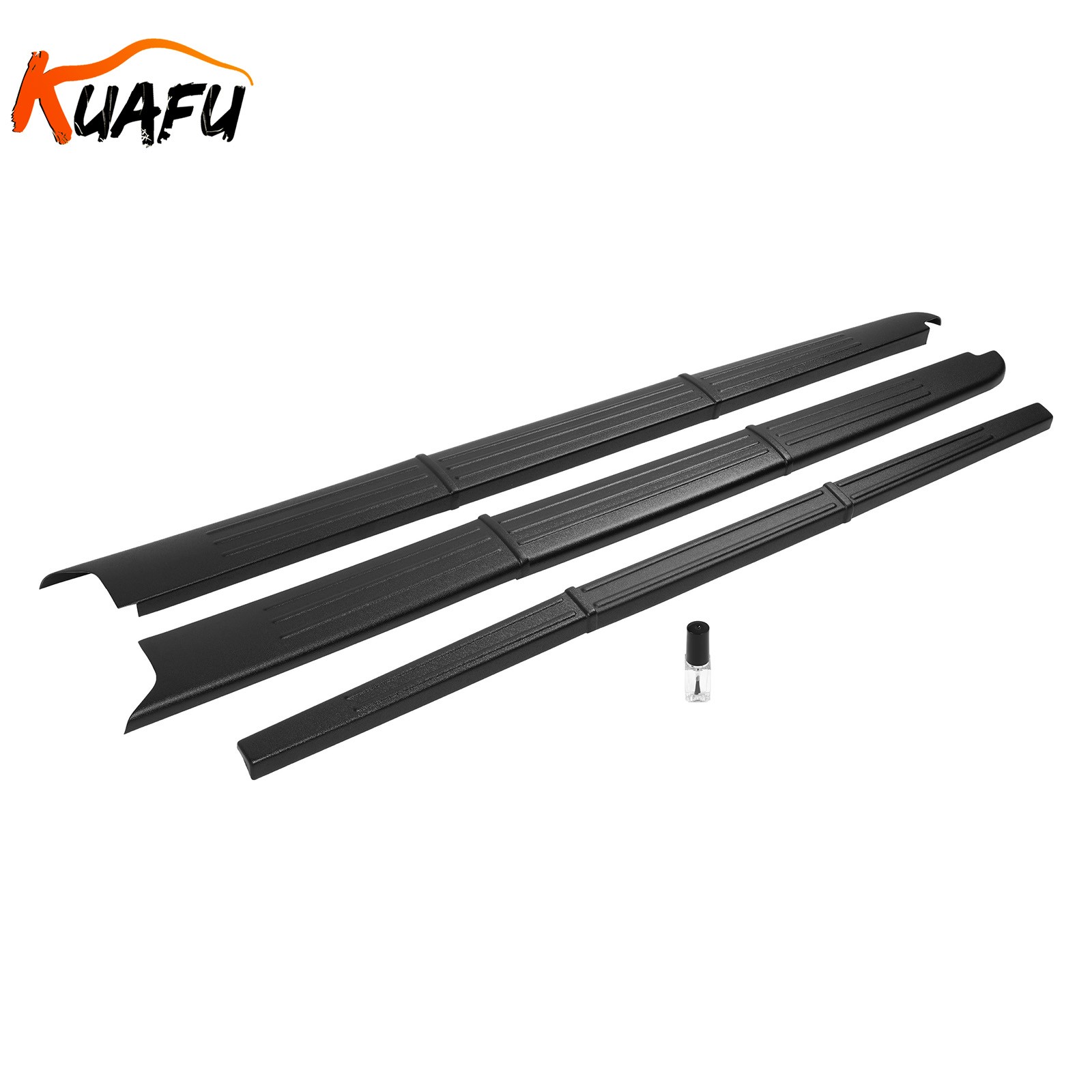 3Pcs Style Side 5.5′ Bed Rail & Tailgate Cap Molding Kits For 2004 05 Ford F150