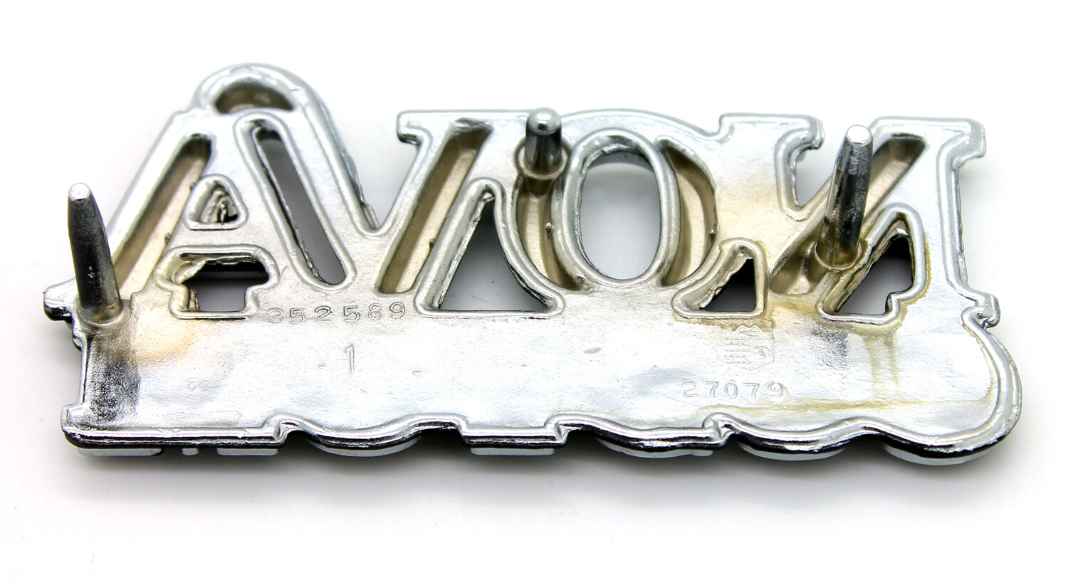 New NOVA CUSTOM Emblem w/Chrome Trim / 1975-1979 Chevy Front Fender & Trunk Deck