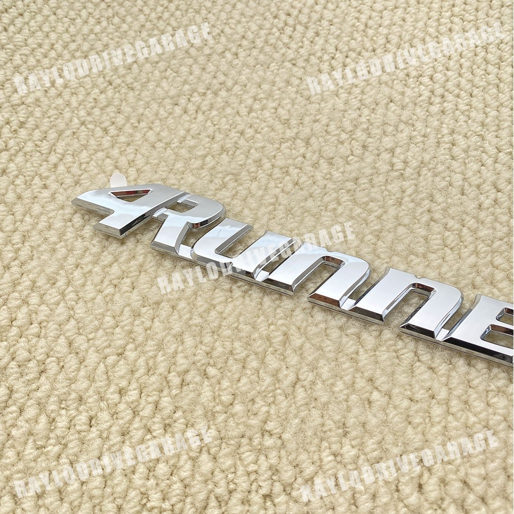 For 4Runner Liftgate Emblem Badge Tailgate Rear Letter Replacement 96-02 Chrome