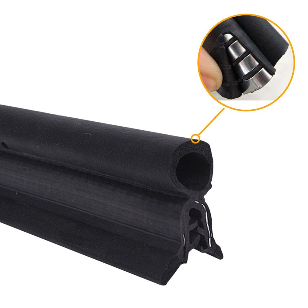 Weatherstrip U-shape Car Door Window Rubber Weather Seal Hollow Strip Universal
