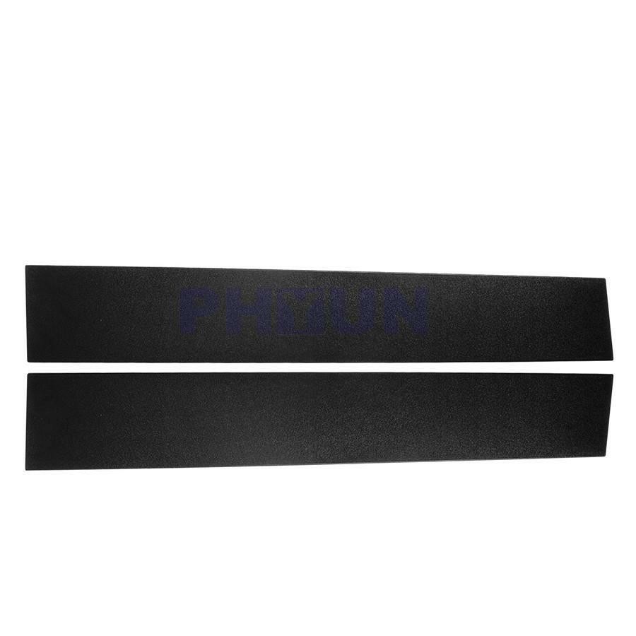 Pair Black Front B Pillar Post Moulding Cover Trim Caps For Chrysler Town 08-16