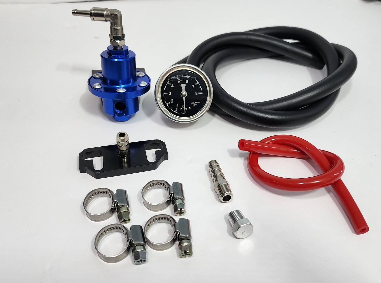 NEW MITSUBISHI BL ADJUSTABLE FUEL PRESSURE REGULATOR & GAUGE 4G63 ECLIPSE JDM