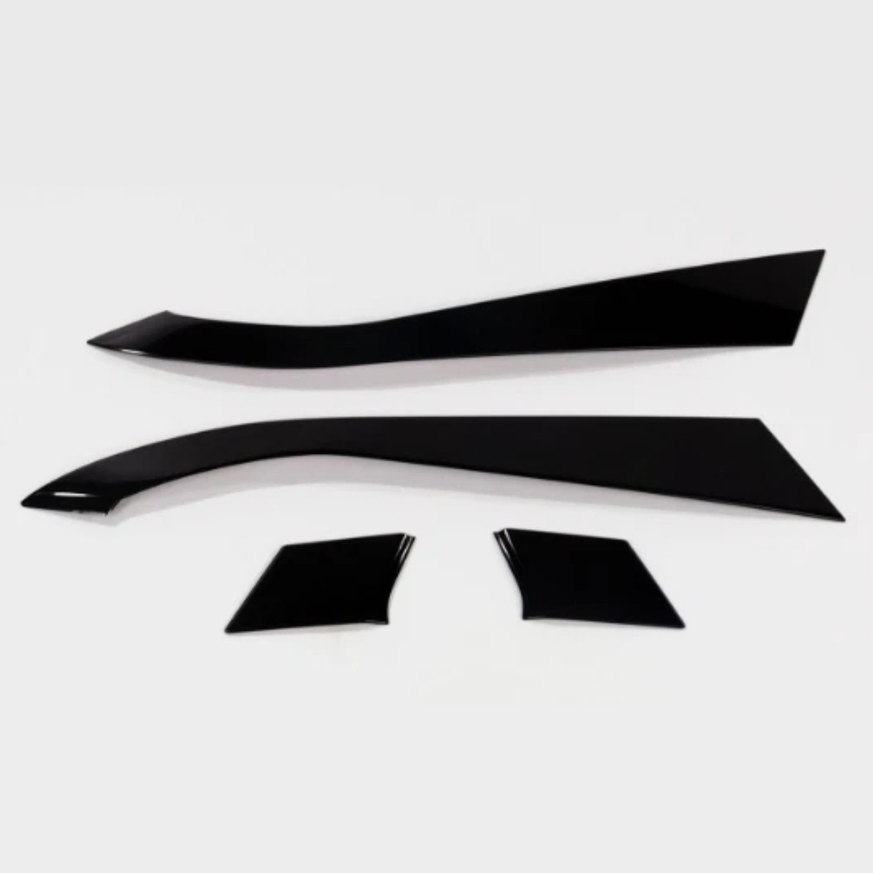 10PCS For 2019-2025 Nissan Altima Black Steel Car Window Molding Strip Trim