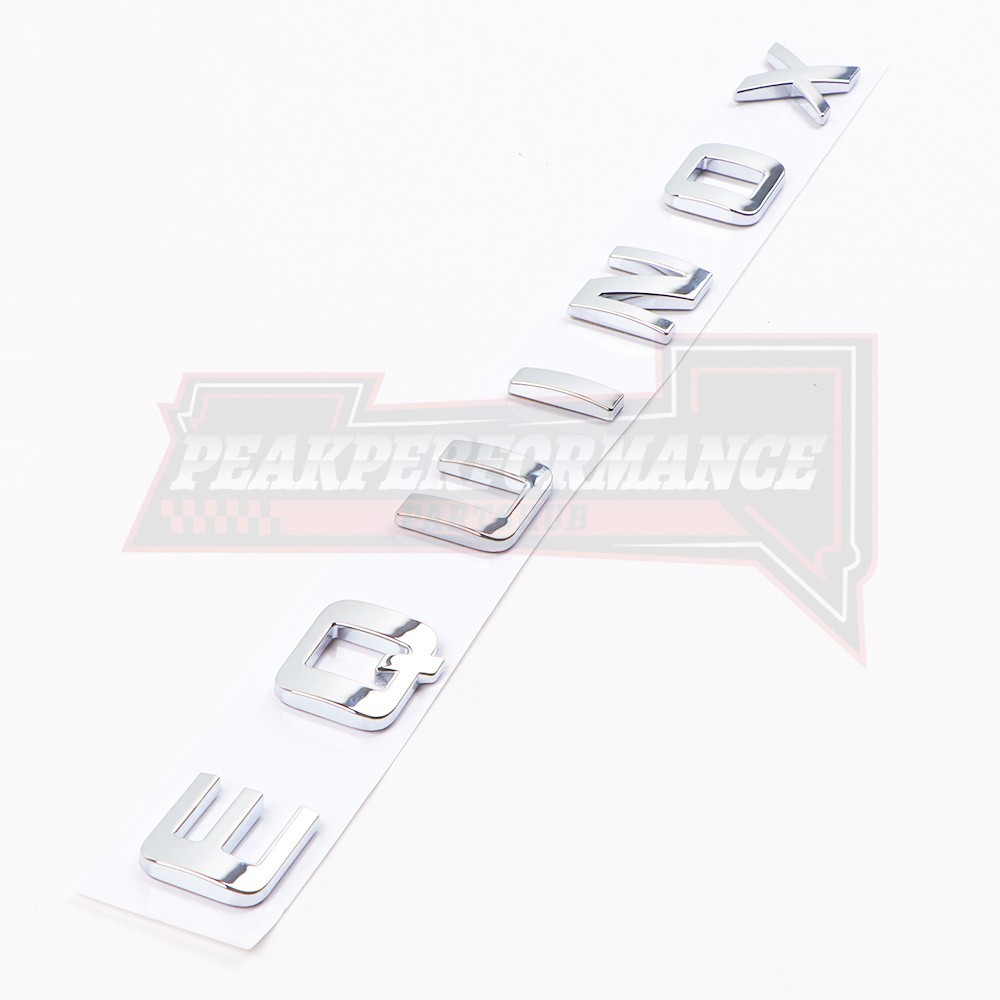 For Equinox Left/Right Door Nameplate Letter Logo Badge Emblem Gloss Chrome