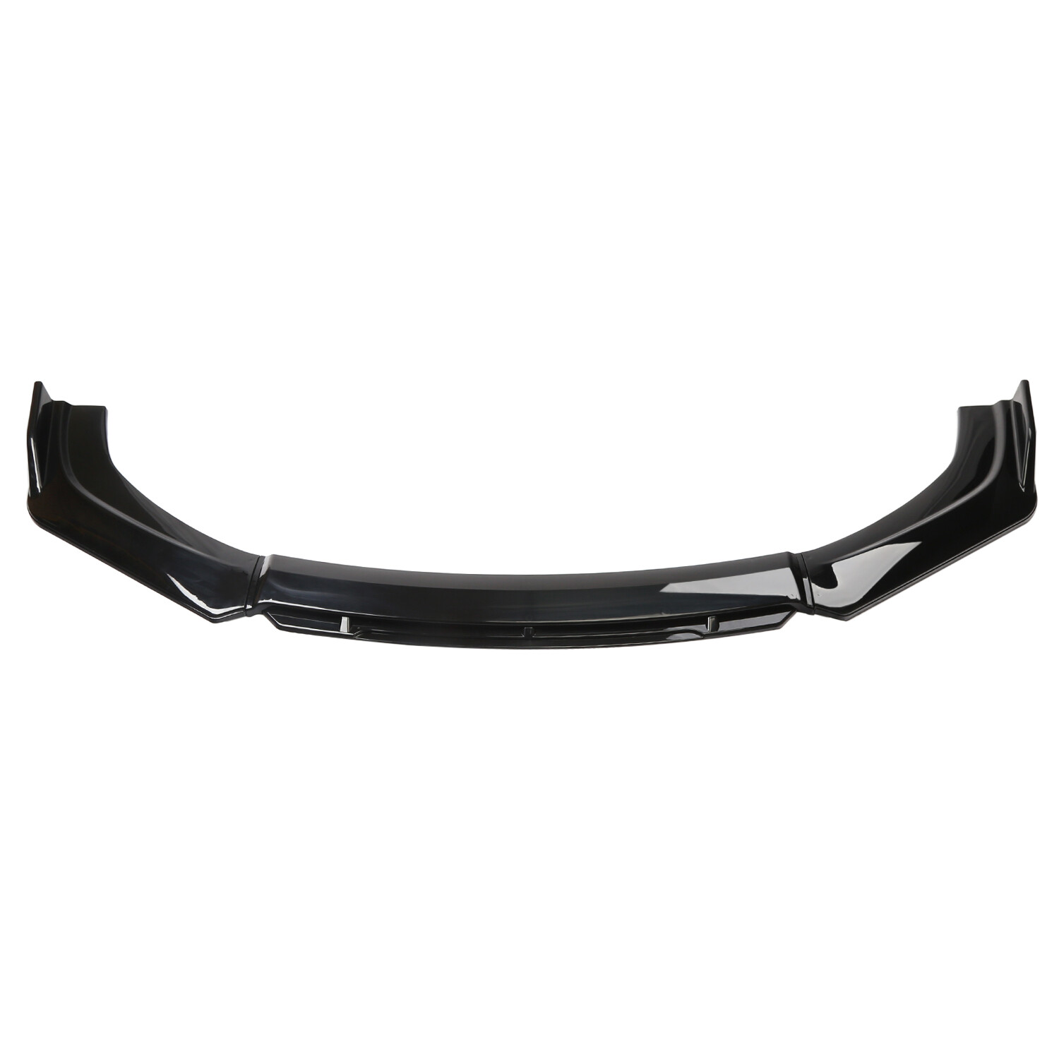 For Mercedes-Benz Front Bumper Lip Spoiler Splitter Body Kit Glossy Black 3PCS
