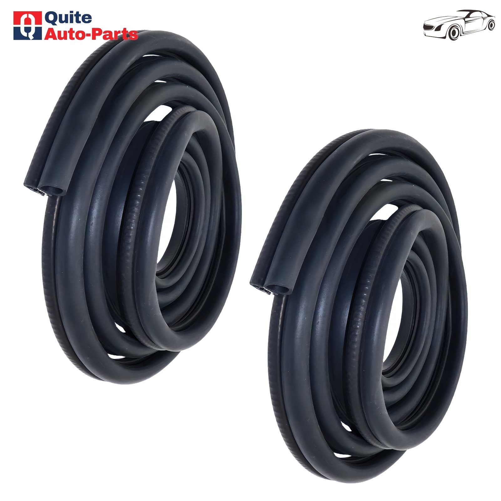 13.5 Ft Door Rubber Seal Weatherstrip Kit For 1986-07 Peterbilt 377 359 379 380