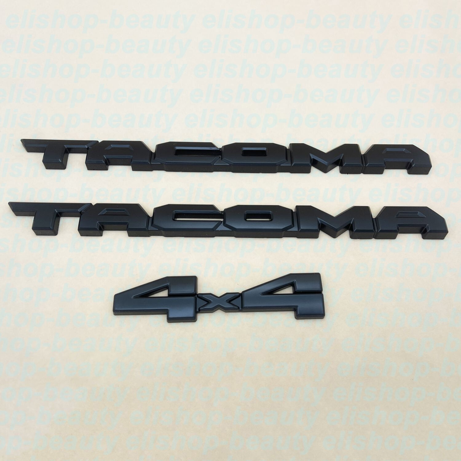 NEW matte Black BLACKOUT EMBLEM OVERLAY KIT FOR 2024 Tacoma SR 4X4 SR5 TRD