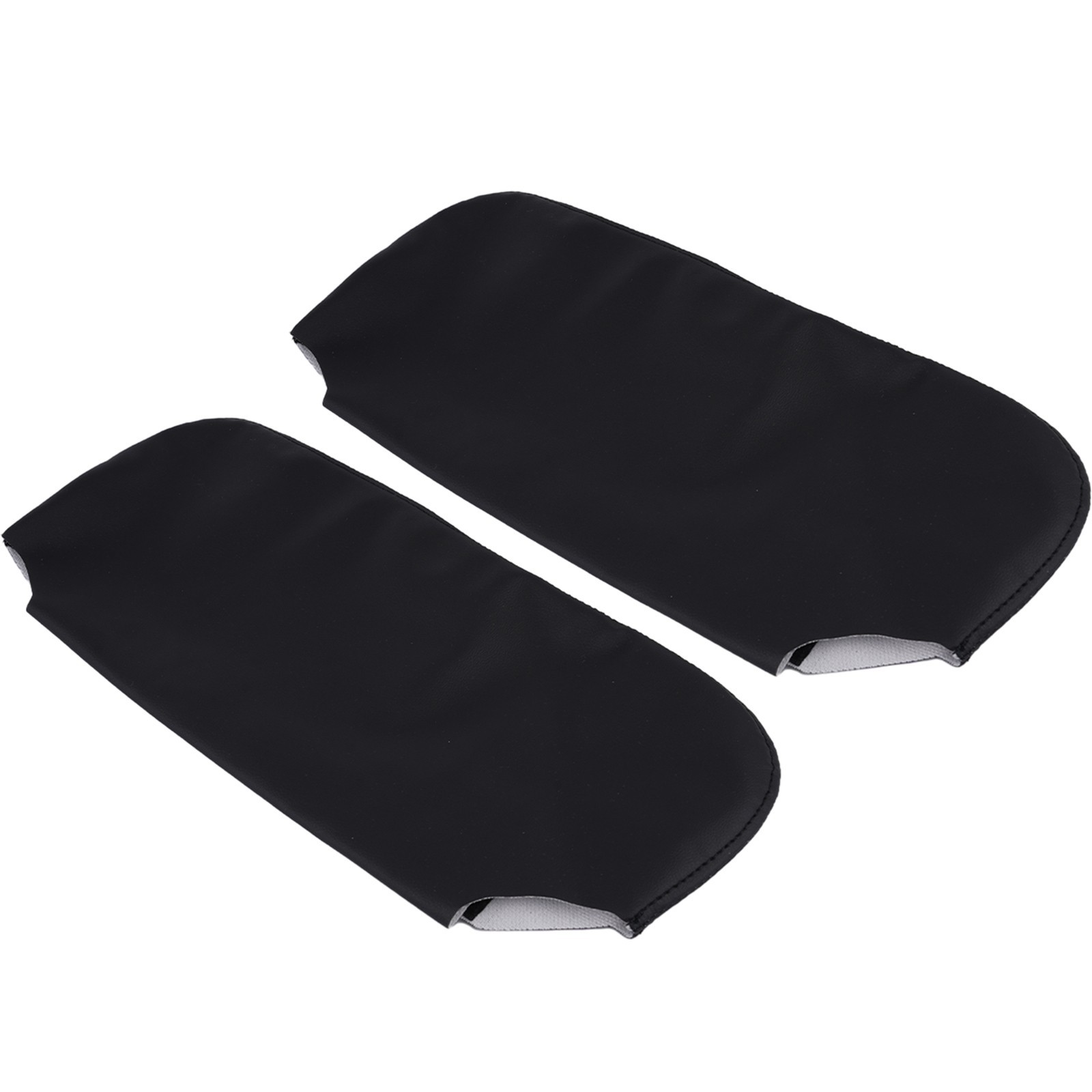 Brand New Sun Visor Cover Leather Cover Black Front Microfiber Leather