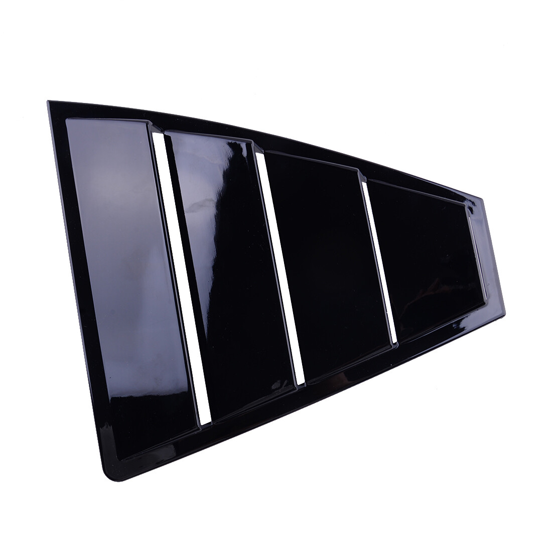 For Hyundai Elantra 2017-2020 2 Pcs ABS Black Window Louver Shutter Cover Trim