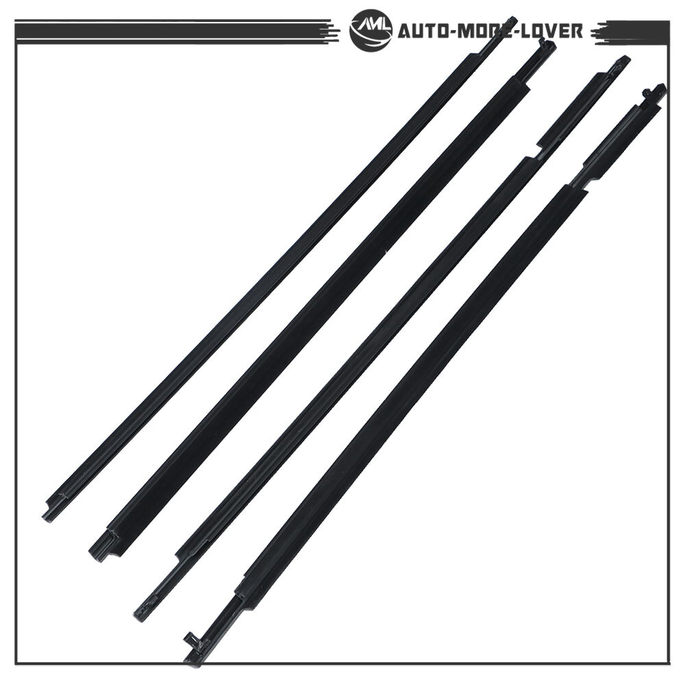 4PCS For Toyota RAV4 2006 2007 2008 Window Weatherstrip Seal Belts Outer