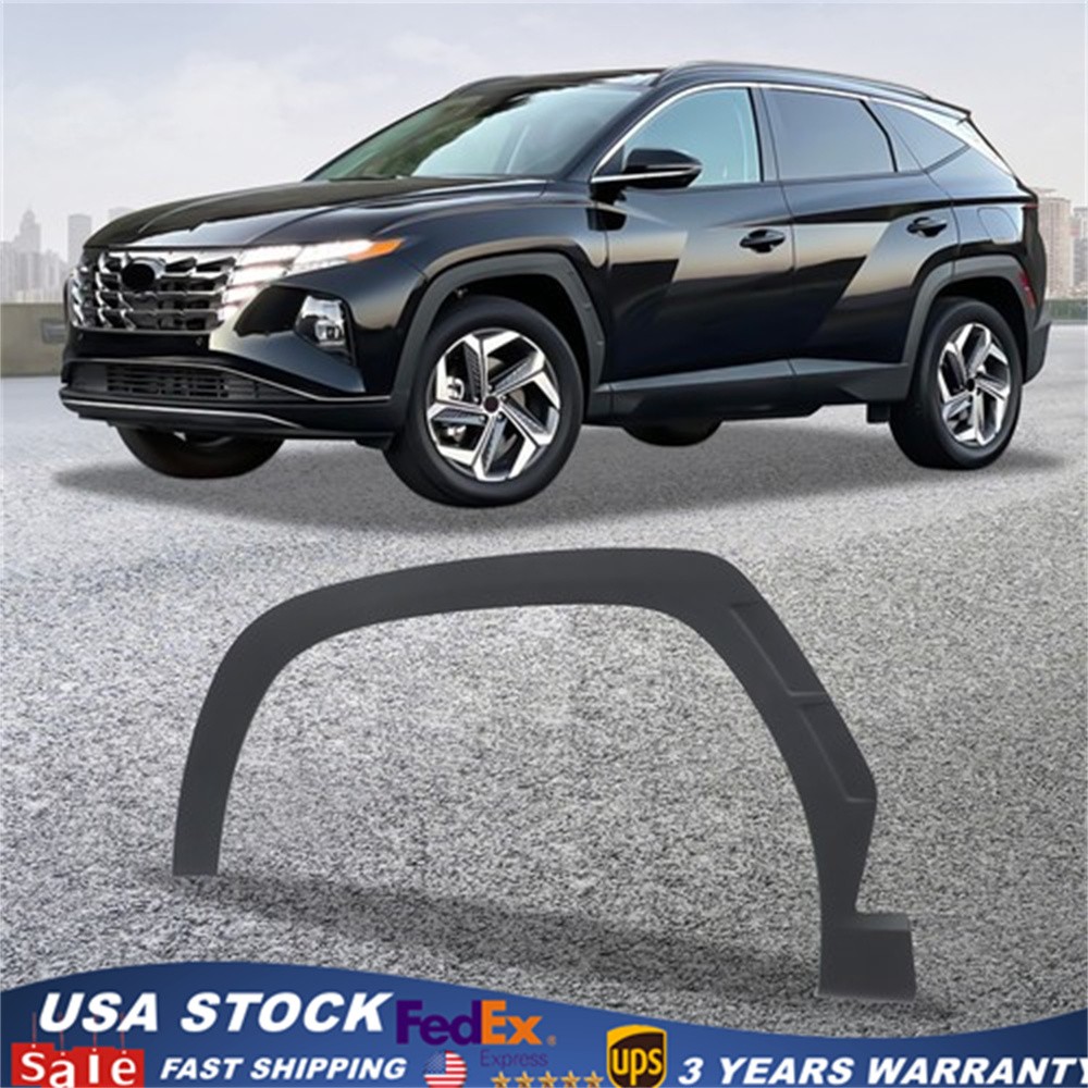 Left Front Wheel Arch Molding Fender Flare for 2022-2023 Hyundai Tucson.