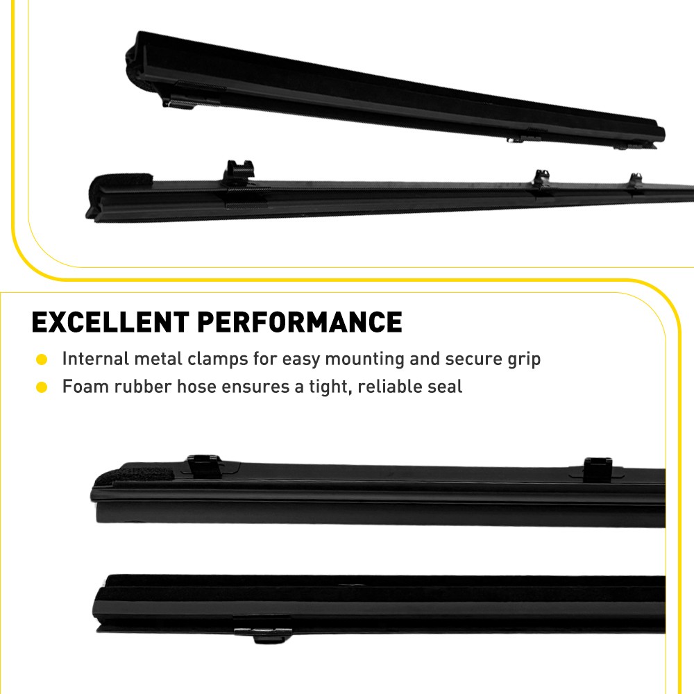 Inner Front & Rear Door Weatherstrip Set of 4 For Toyota 10-24 4Runner GX460