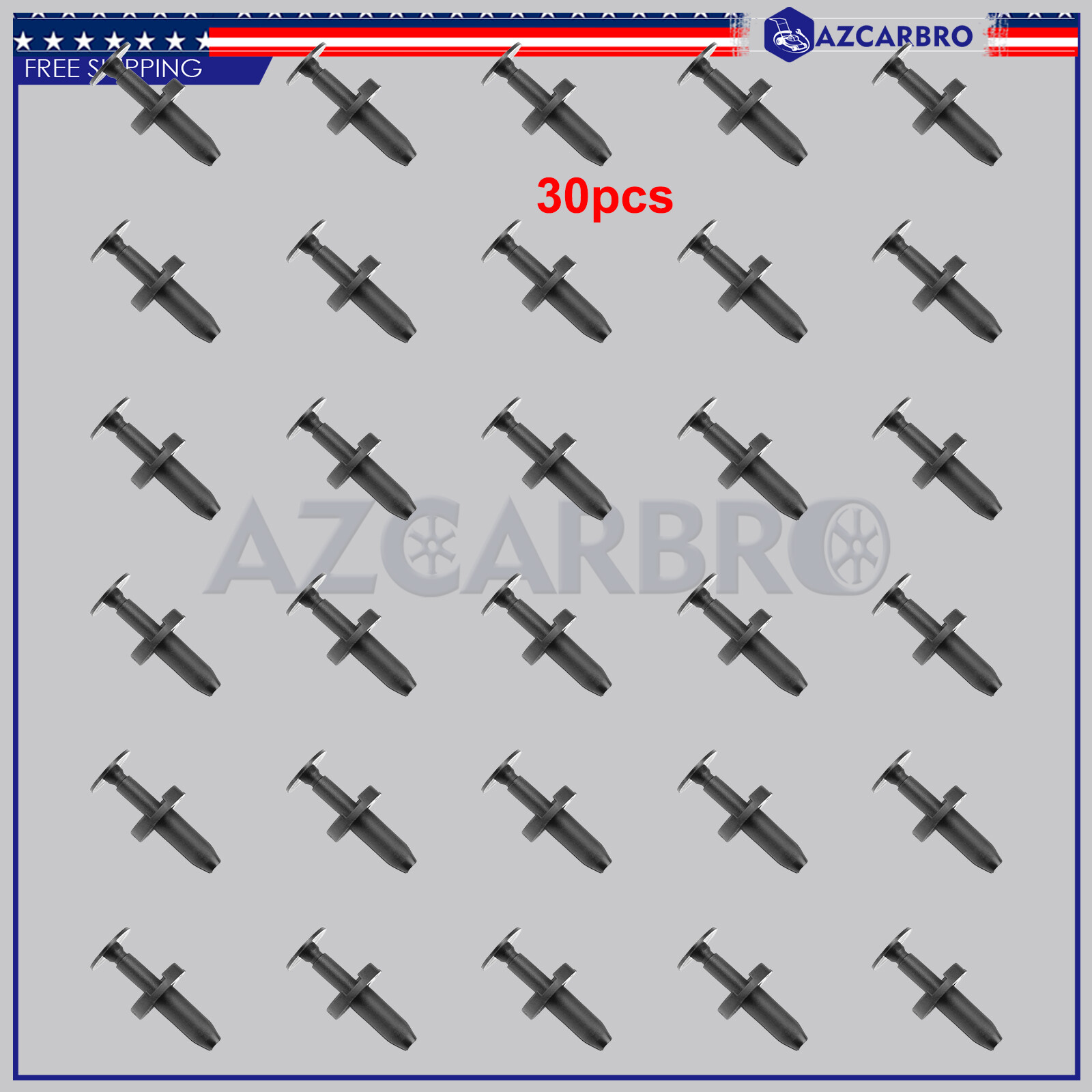 30x TAIL LAMP /MULTI-USE PUSH PIN 5160260AA For DODGE CALIBER CHALLENGER CHARGER