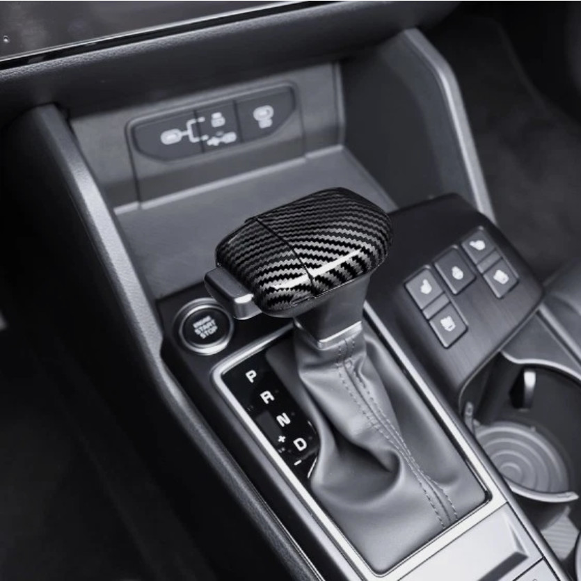 Carbon fiber Car Gear Shift Knob Cover 1pcs For Kia Sportage 2026