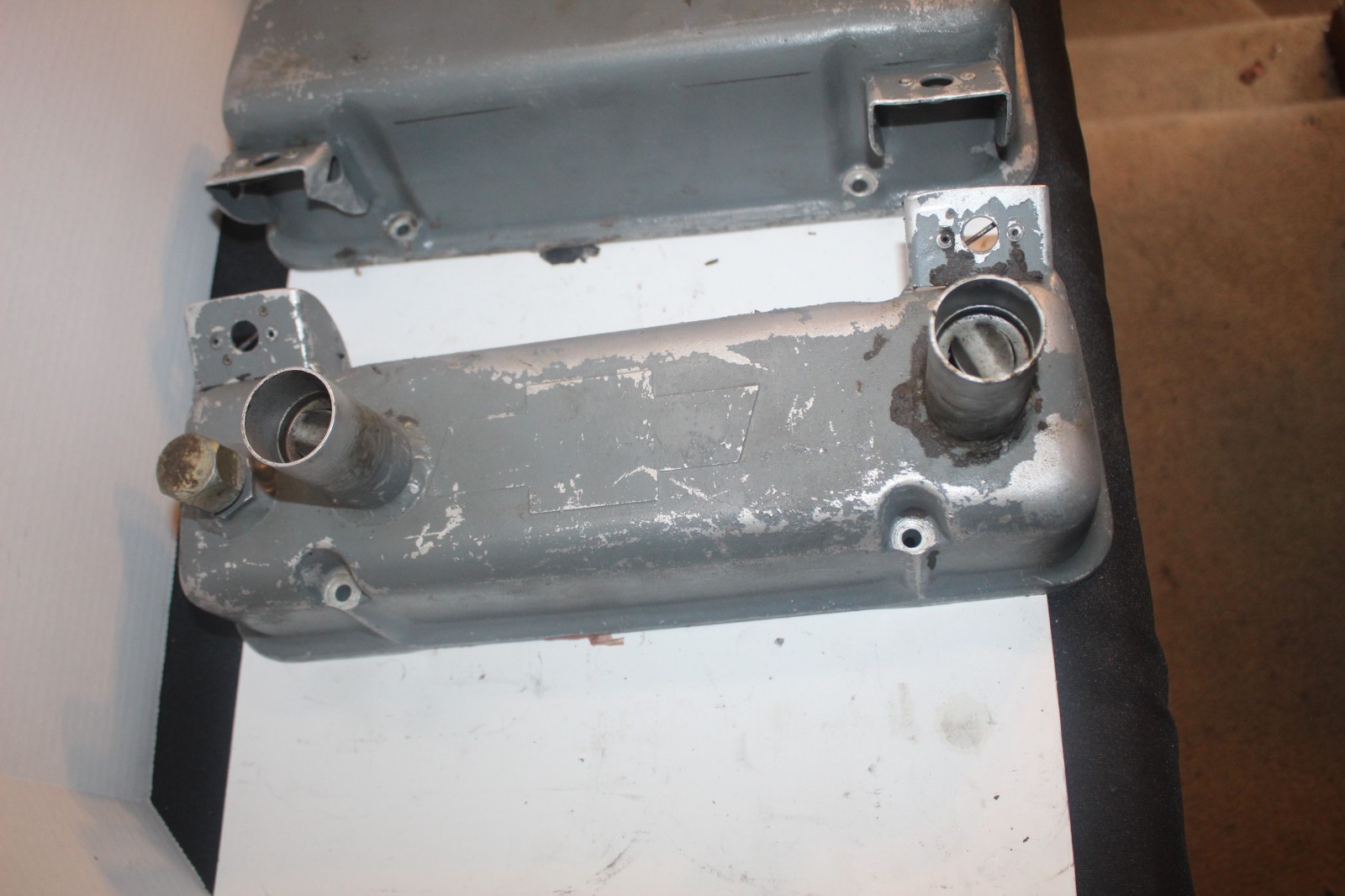 Chevy 4.3 V6 aluminum valve covers bowtie heads asa arca racing ump