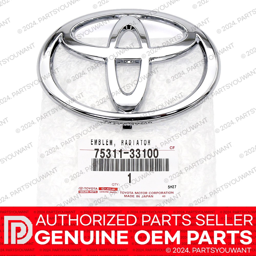 GENUINE Toyota 02-05 4Runner Camry OEM Front Grille Emblem Badge 75311-33100 NEW
