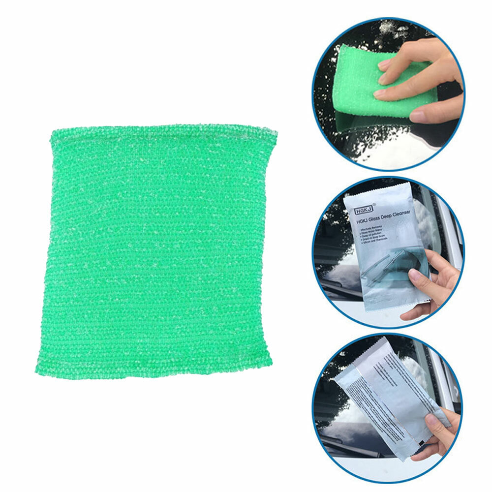 Car Scratch Remover Liquid Sponge Glass Deep Cleanser Cleaning Remove Oil Film