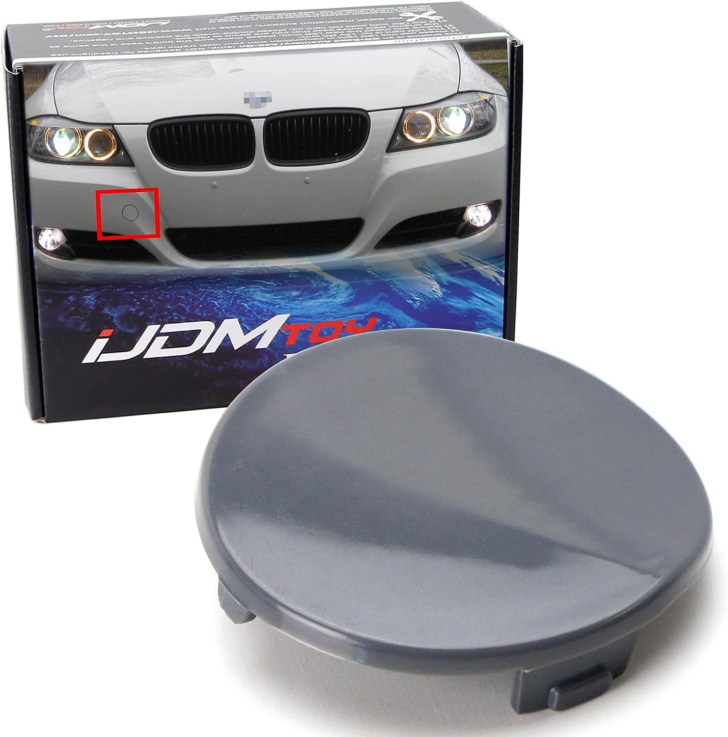 Front Bumper Tow Hook Cap Cover For 09-12 BMW LCI Model 3 Series 328i 335i Sedan