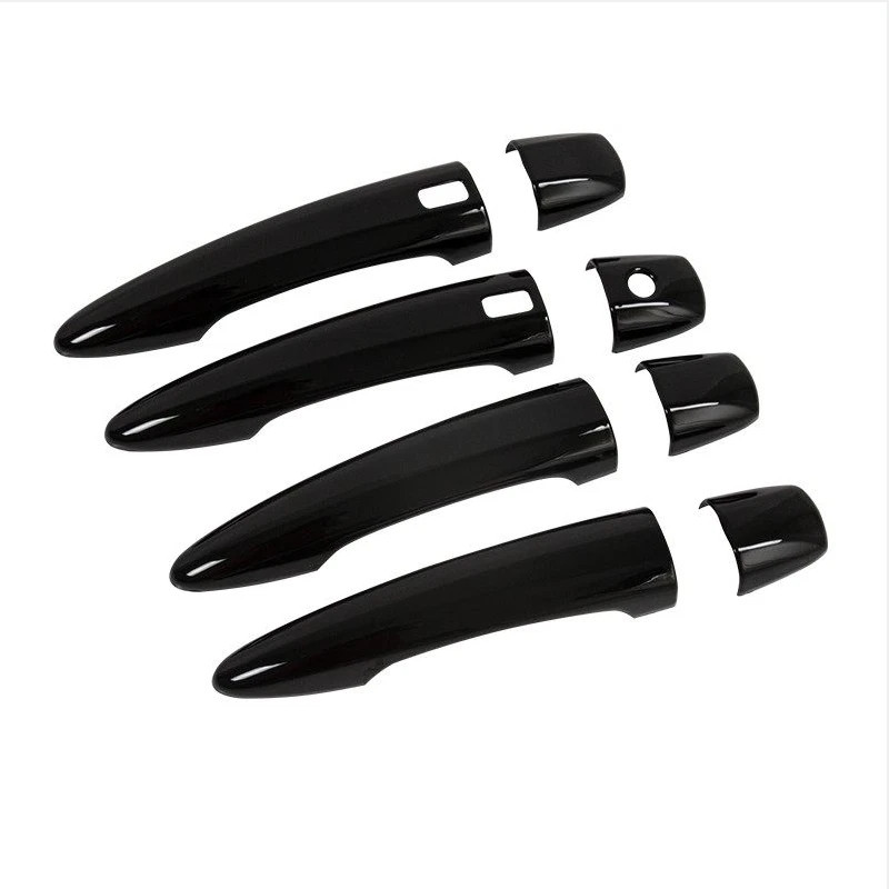 Bright black Car Front Door Handles Cover Trim For NISSAN PATHFINDER 2022-2025