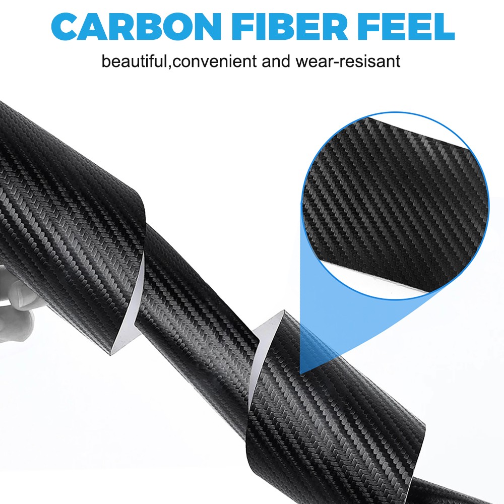 Carbon Pattern Door Sill Trunk Threshold Protector Kit Universal For BMW Vehicle