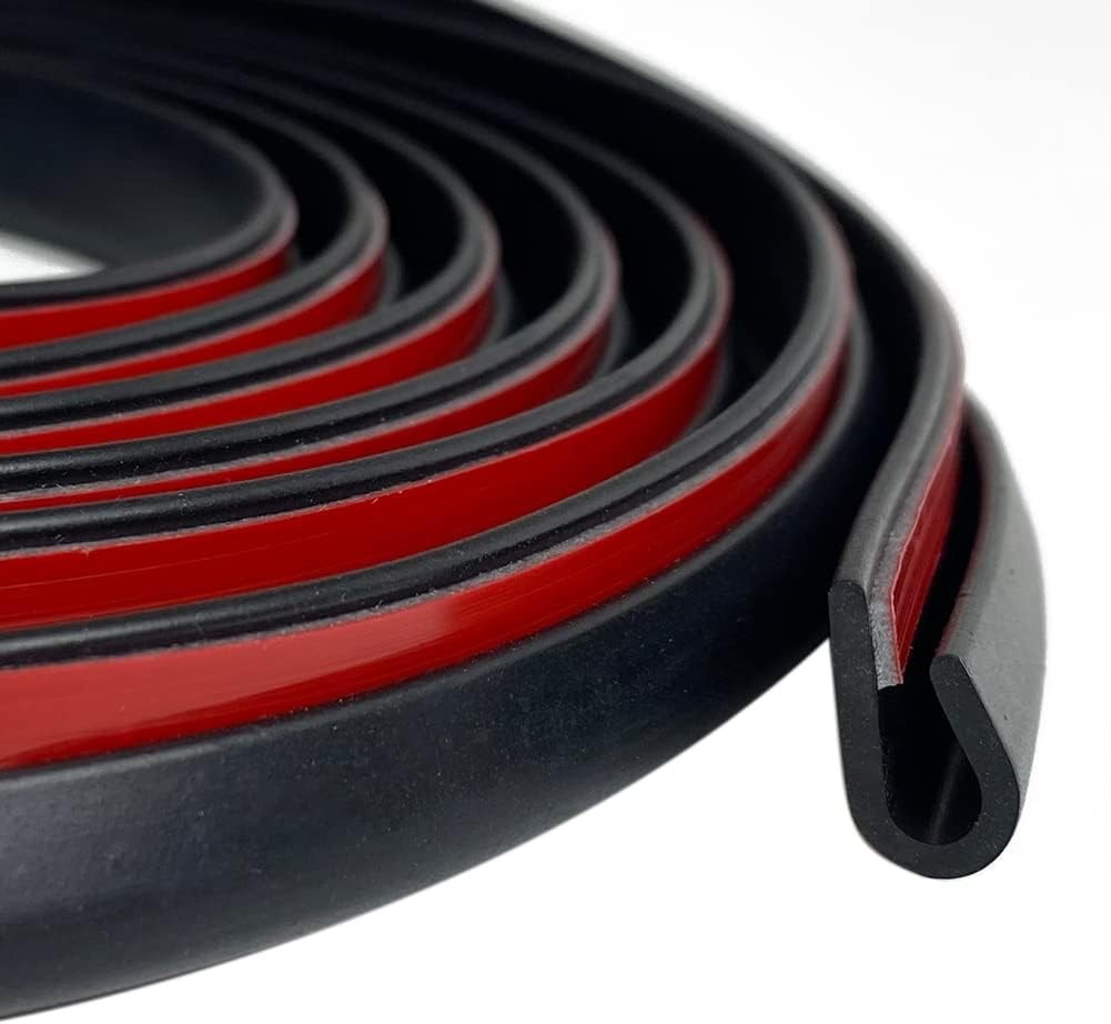 U-Shaped For Most Chevy 10Feet Door Edge Guard Molding Trim Edge Strip Sealing
