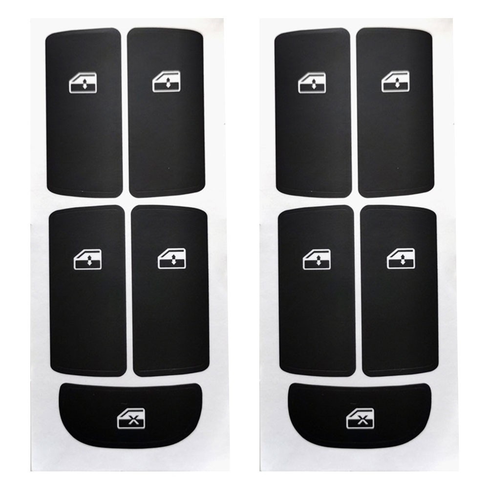 2PCS 2003-2012 SAAB-Window Control Button Decal Repair Kit High Quality