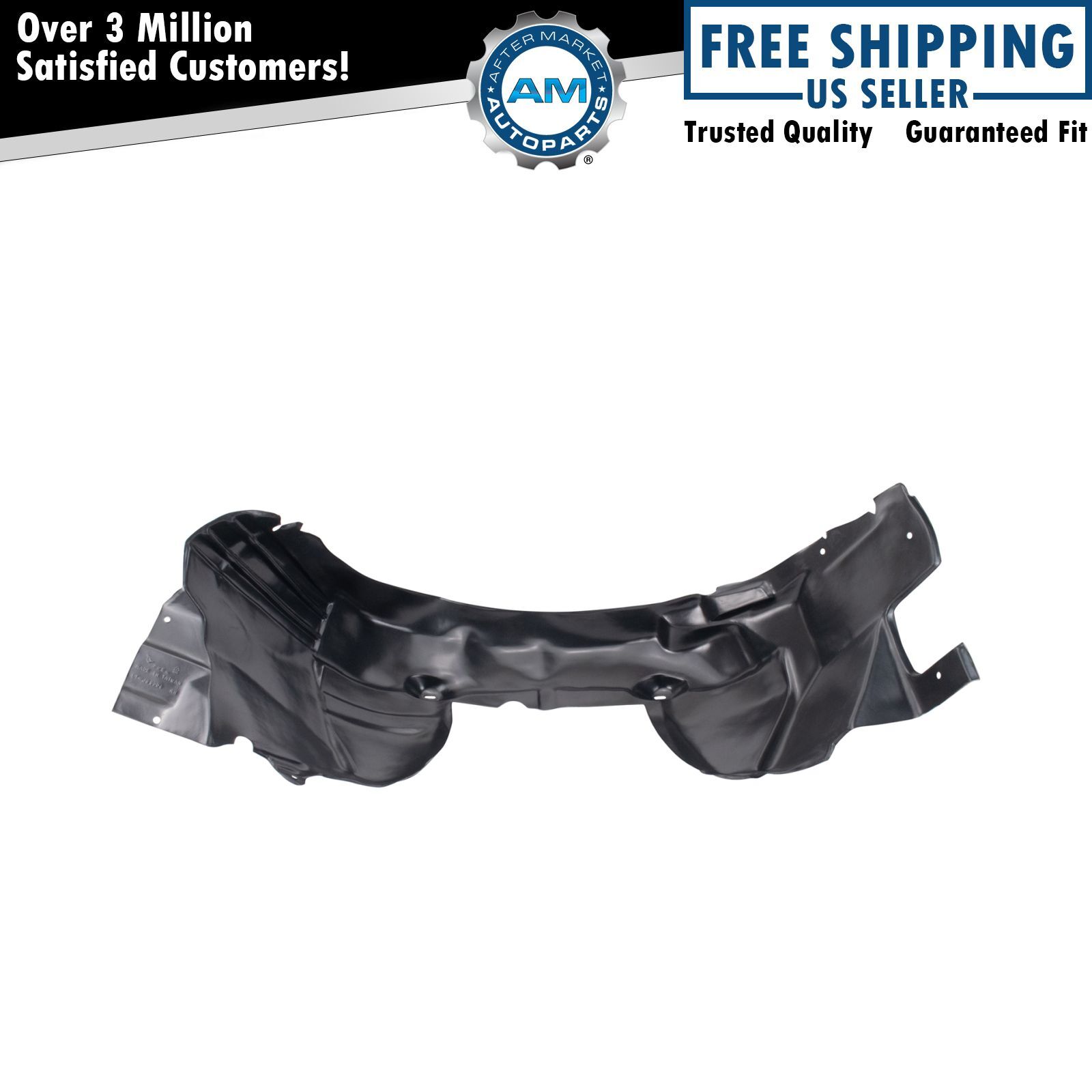 Front Right Inner Fender Liner Black For 2000-2003 Jaguar S-Type JA1711100