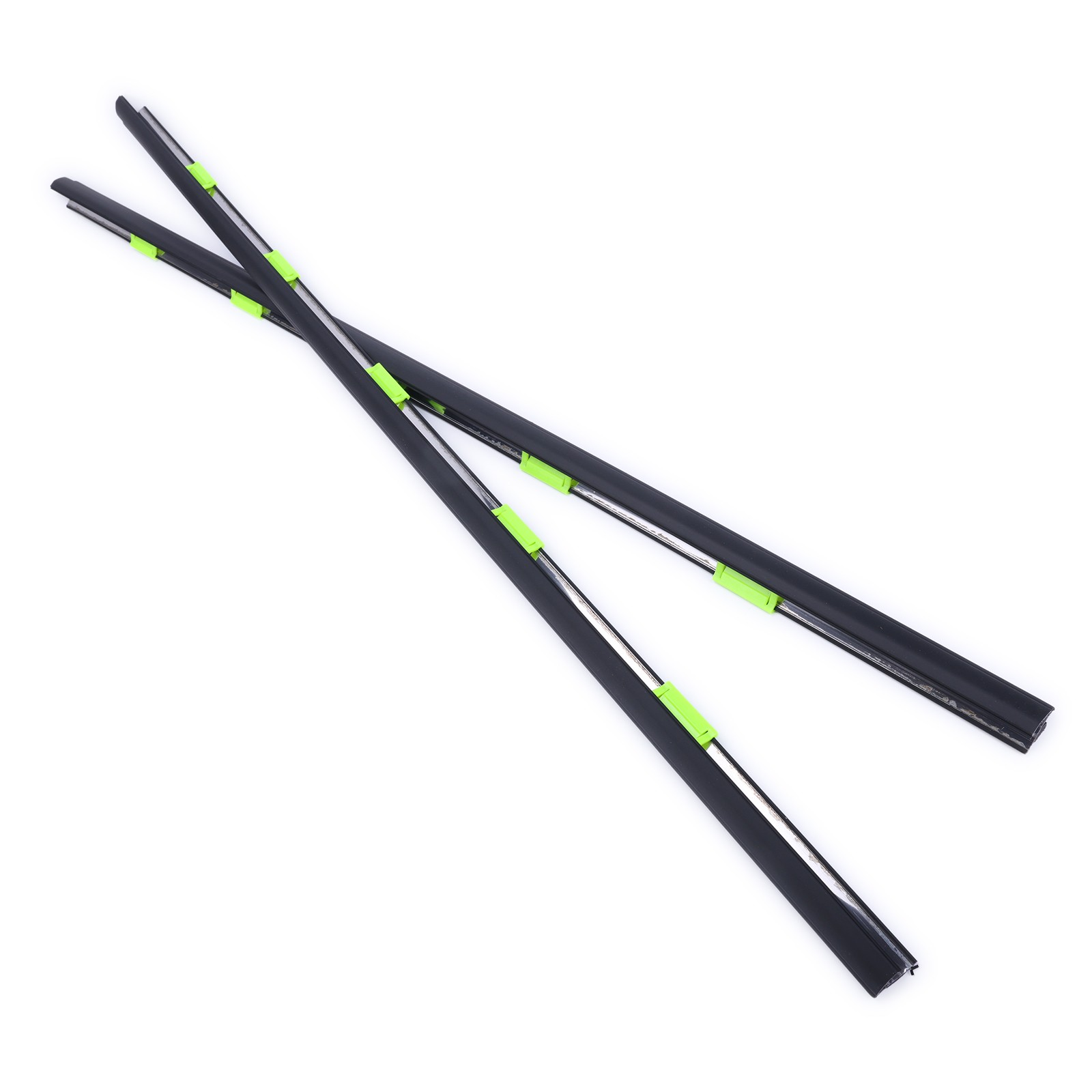 2PCS Door Weather Strip Window Belt Seal Molding Trim For 1996-2000 Honda Civic
