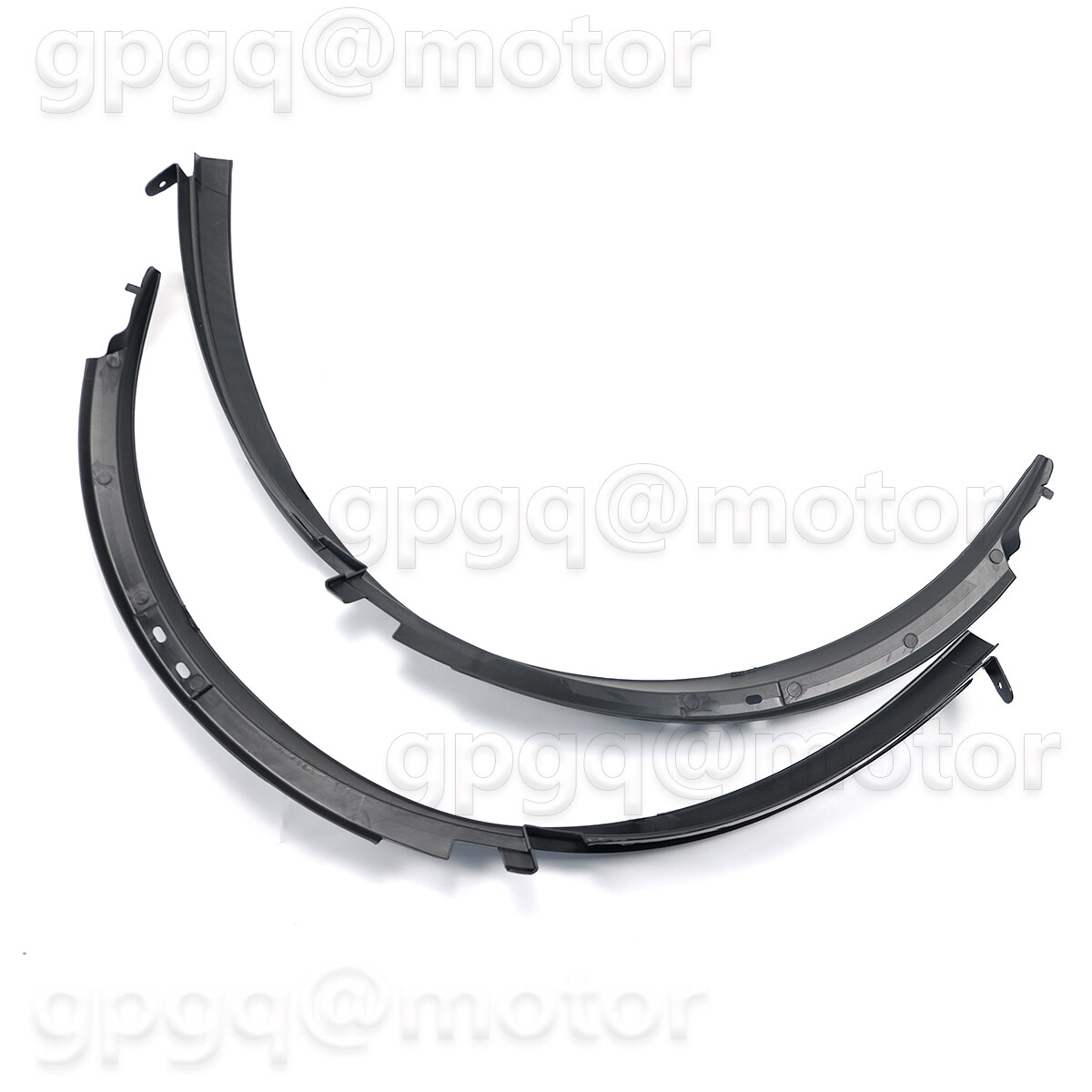 For Corvette C7 Z06 2014-2019 1 Pair Glossy Black Front Wheel Trim Fender Flares