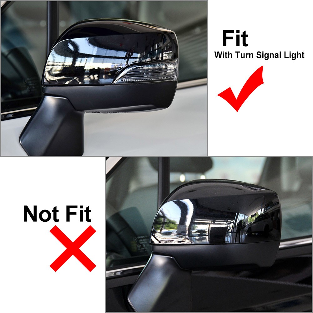 ABS Plastic Side Rear View-Mirror Cover Cap Trim For Subaru 2012-2018 1 Pcs