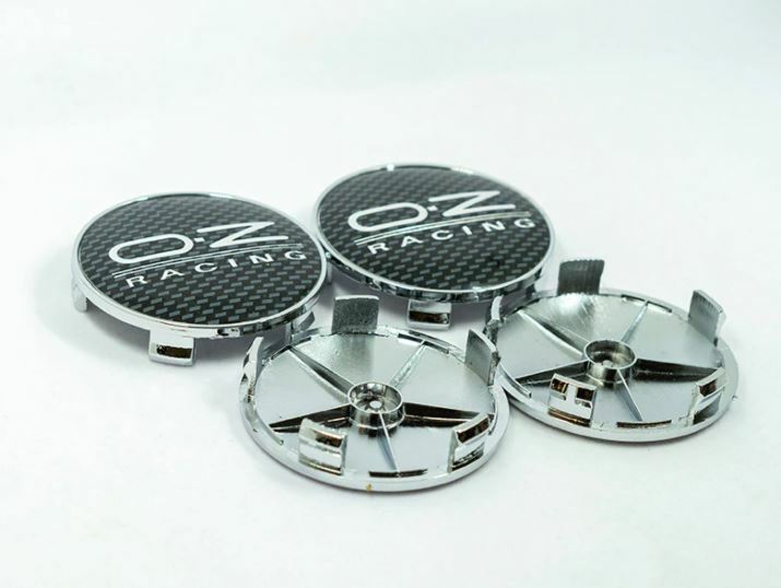 4pcs 68 mm suitable for OZ Racing Black Grey Alloy Wheel Center Caps Rim Hub Cap