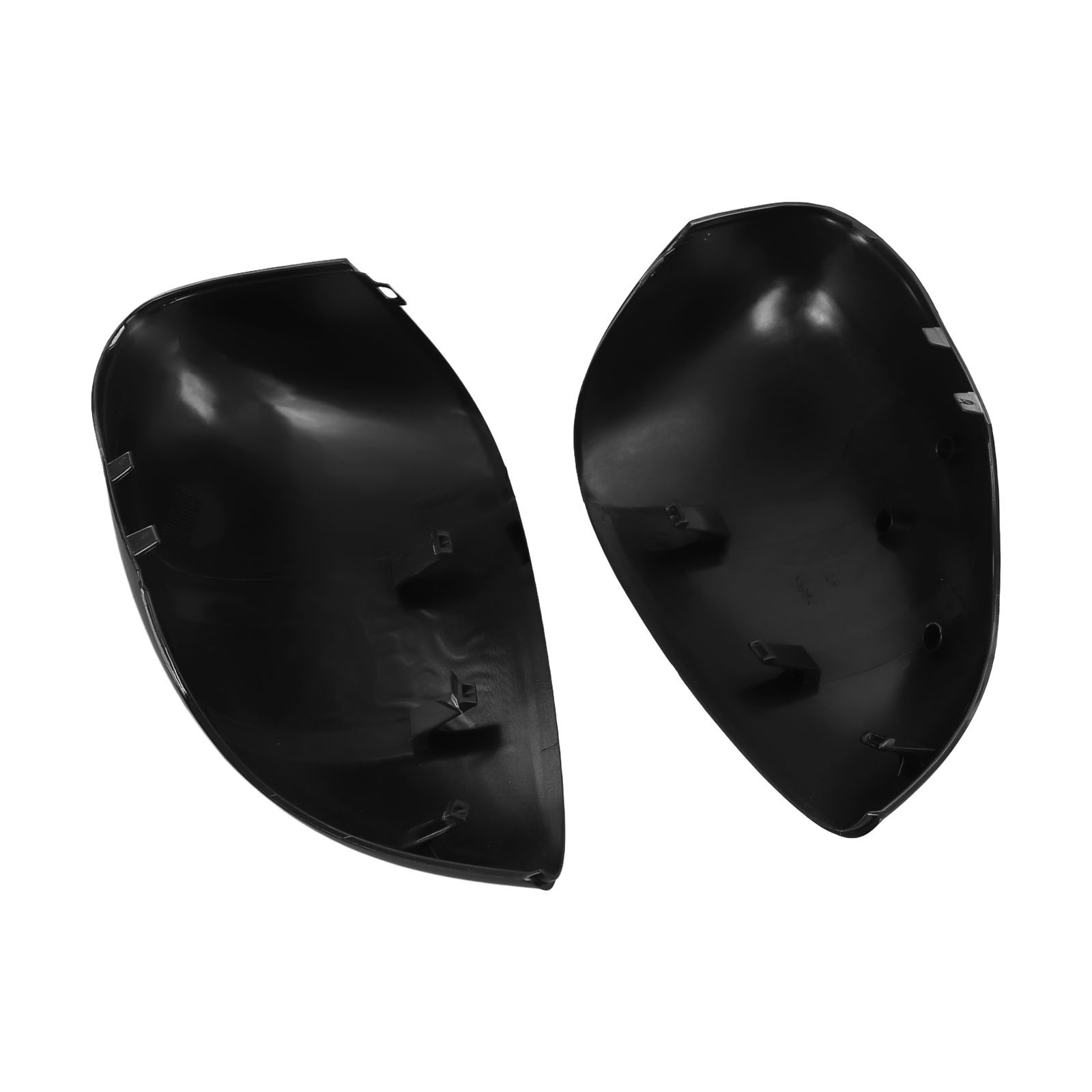 Gloss Black Mirror Cap Compatible with For Ford for fiesta MK7 Easy to Replace