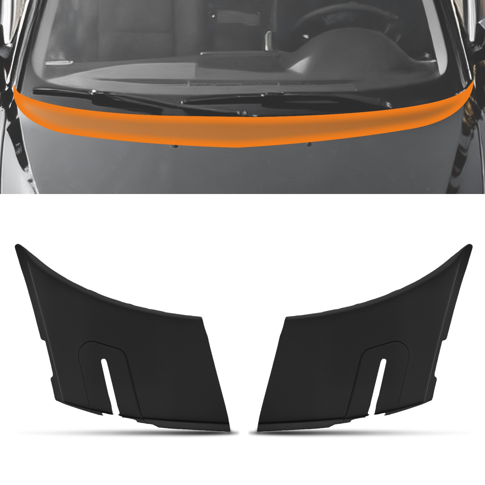 Windshield Wiper Cowl End Air Inlet Panel For Chevy Avalanche GMC Yukon 07-14