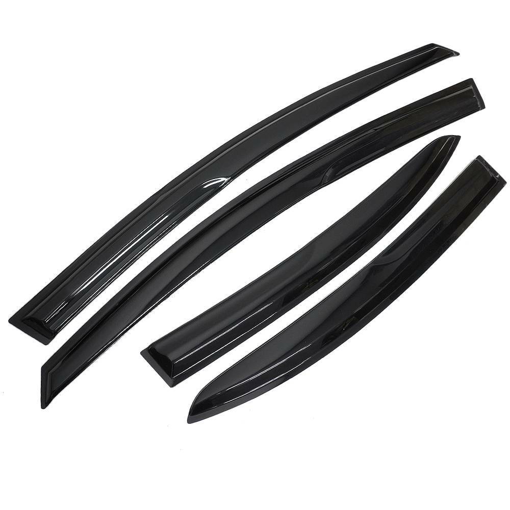 For 2006-2011 Honda Civic Sedan JDM Mugen Style Window Visors Vent Rain Guards