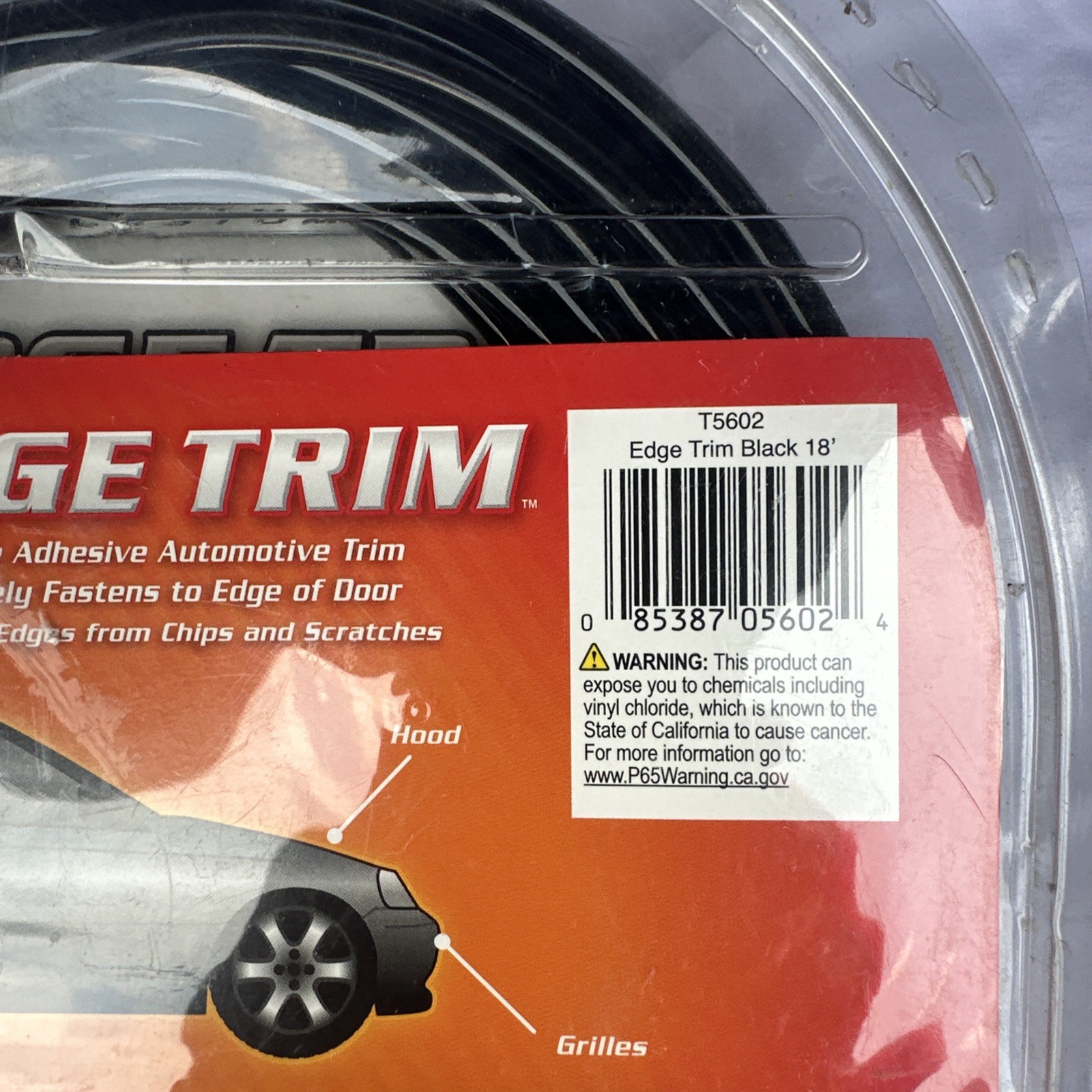 Cowles T5602 Black U Channel Edge Trim 18′ for Cars, Trucks, Boats, RVs and SUVs