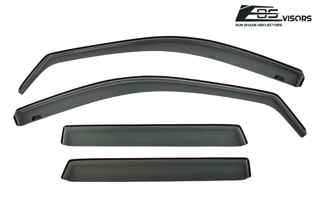 EOS Visors For 11-21 Jeep Grand Cherokee IN-CHANNEL Side Window Rain Deflectors