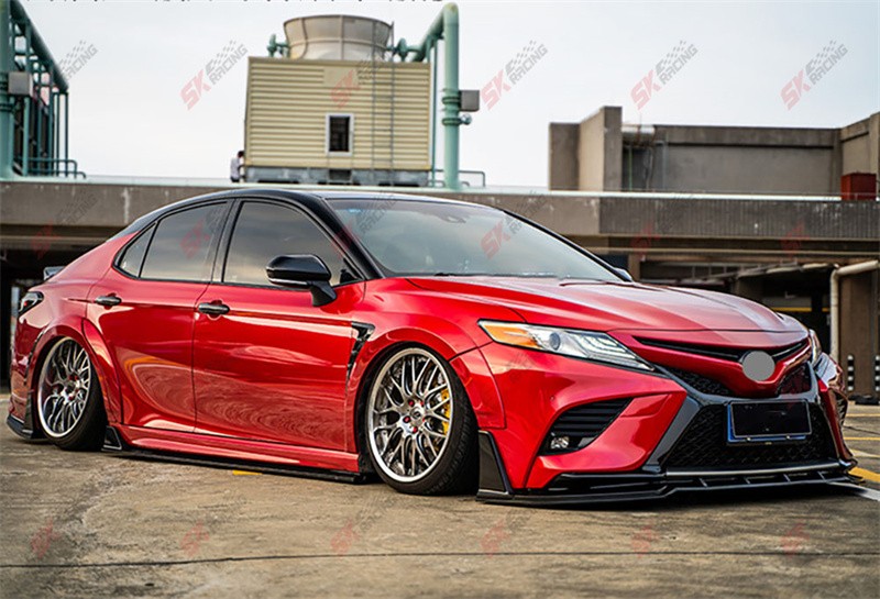 Unpainted ABS Fender Flares Wide Body Exterior For 2018-24 Toyota Camry SE XSE