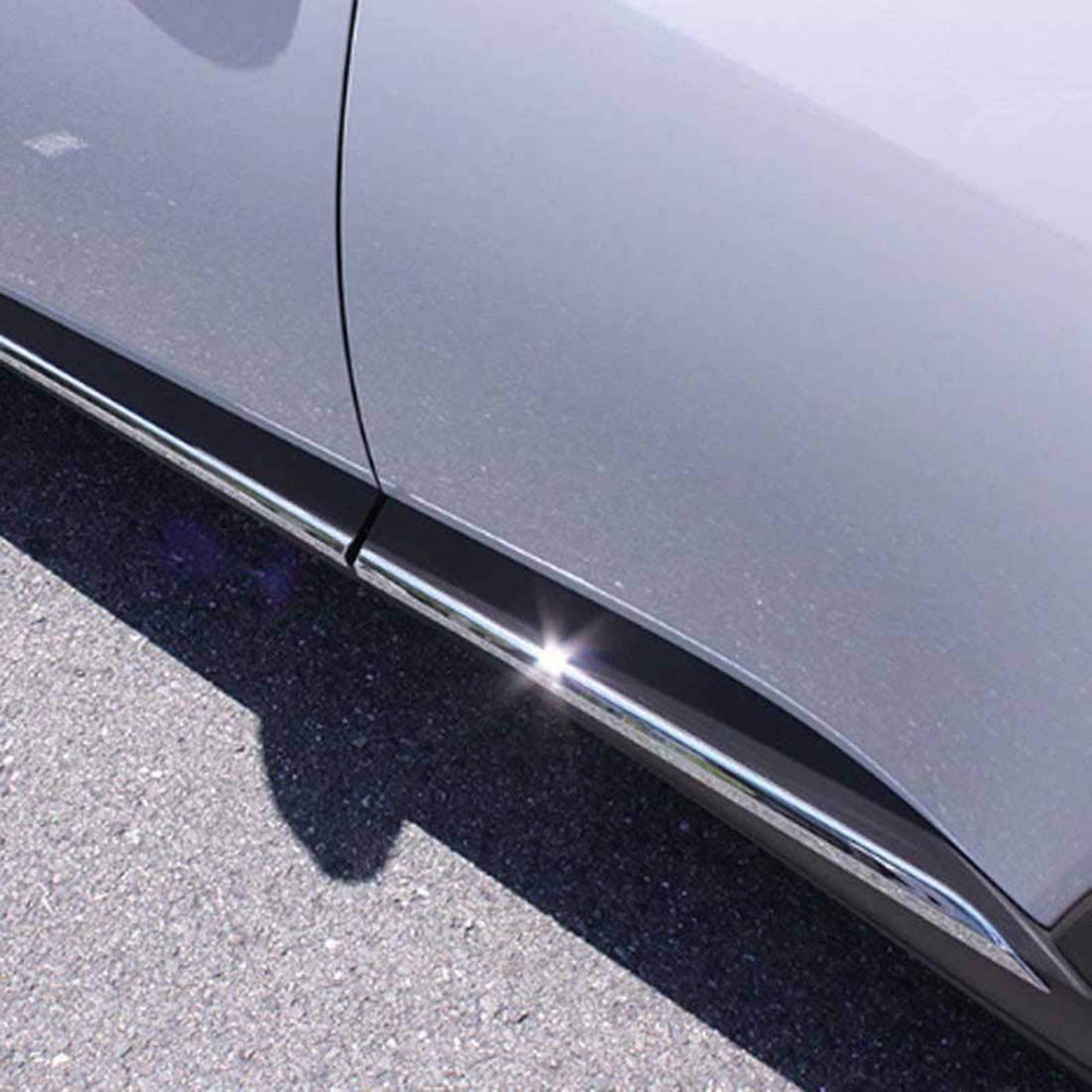 Chrome Body Side Door Molding Line Cover Decor For Mazda CX-3 CX3 2016-2021
