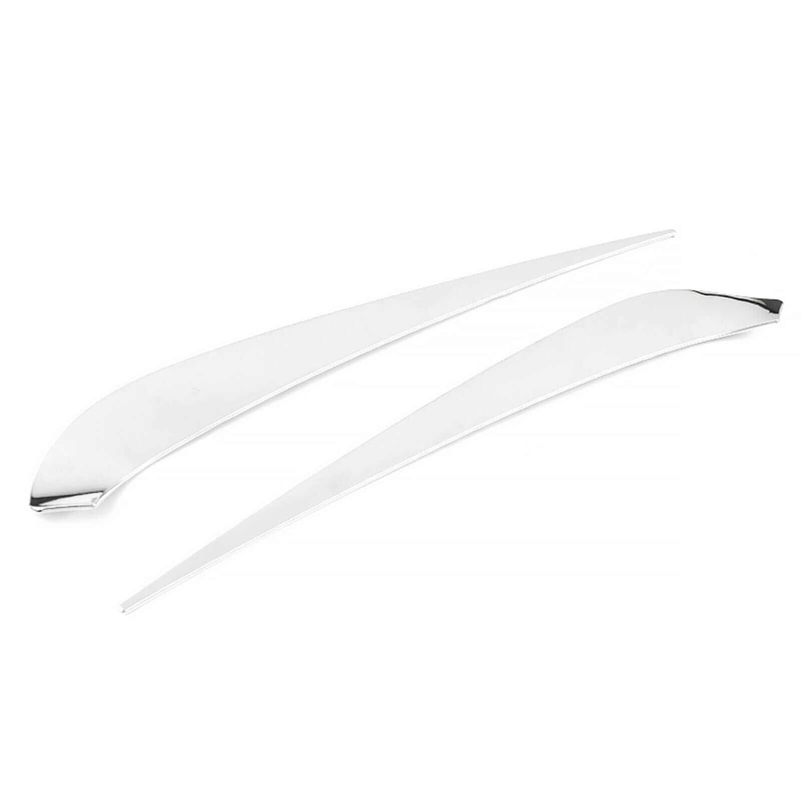 For Honda Accord 2018-2020 Stainless Chrome Front Bumper Protector Corner Trim