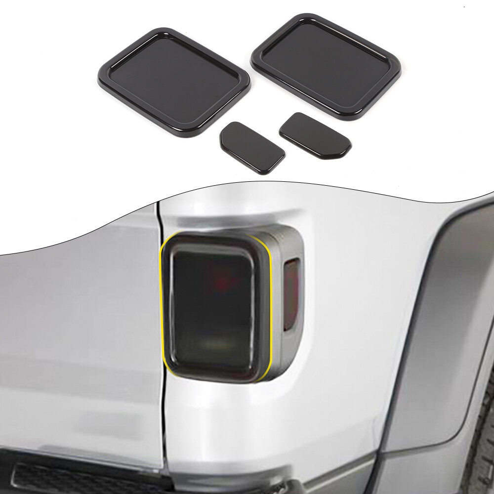 Smoked Black Taillight Halogen Lamp Cover For Jeep Gladiator Jt 19+ Accessories