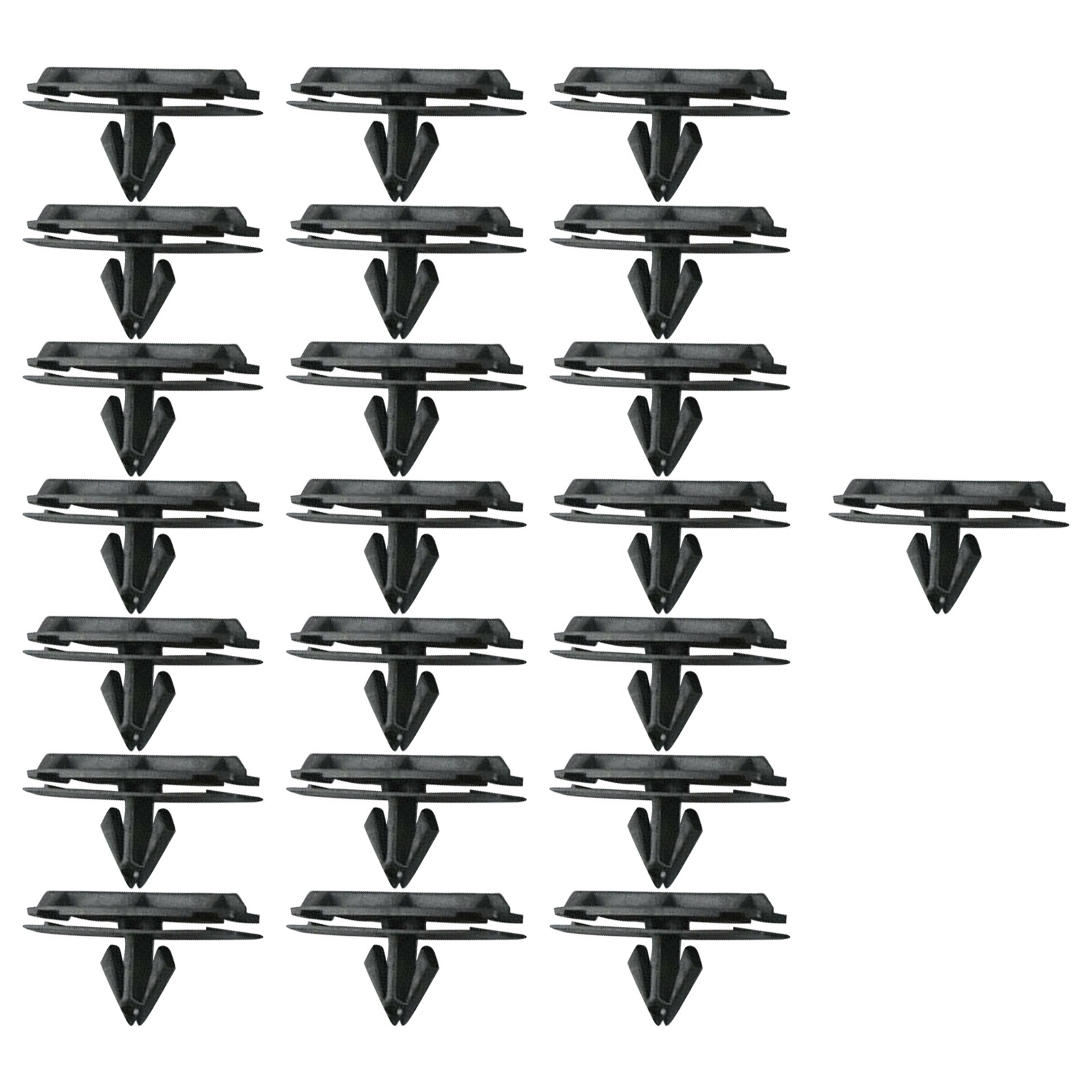 25Pcs Fender Rocker Moulding Clip Retainer For Jeep Wrangler Unlimited JK