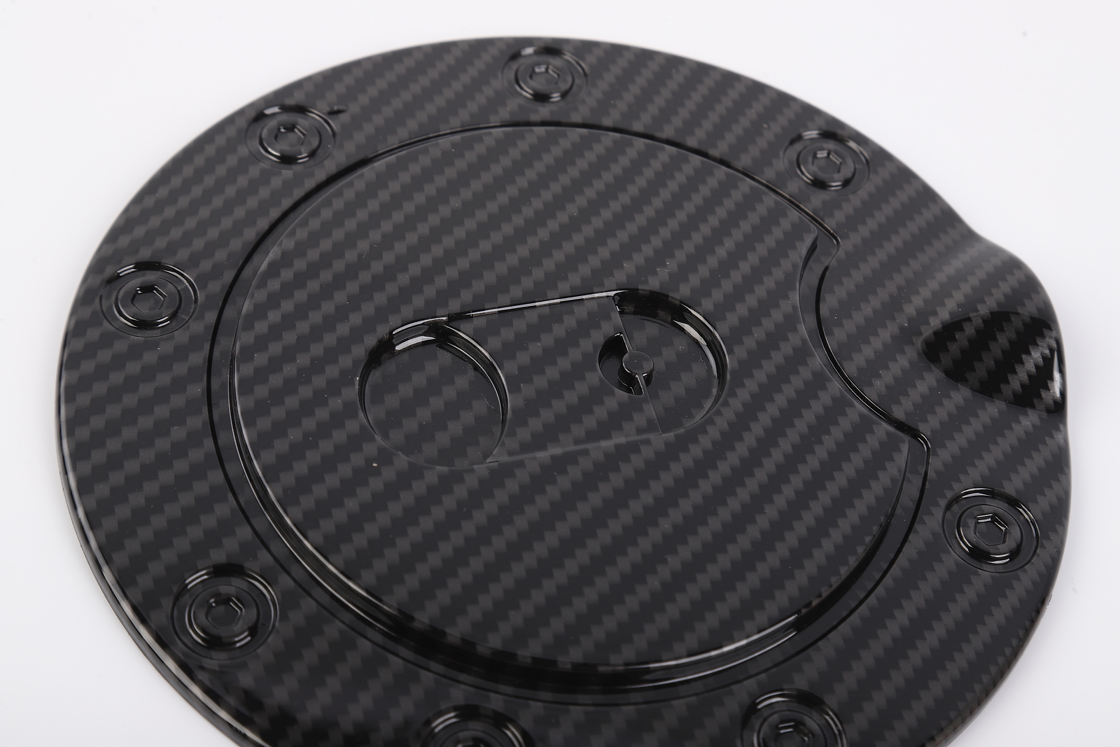 Car Gas Filler Cap Fuel Tank Door Cover Black for Ford for Mustang 1998-2004