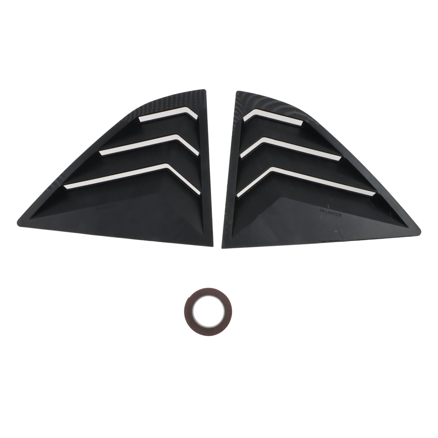 1x Window Louver Rear Side Vent Cover Trim for Mitsubishi Lancer ES GT GTS SE DE