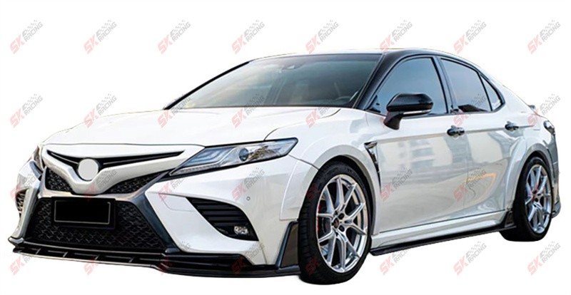 Unpainted ABS Fender Flares Wide Body Exterior For 2018-24 Toyota Camry SE XSE
