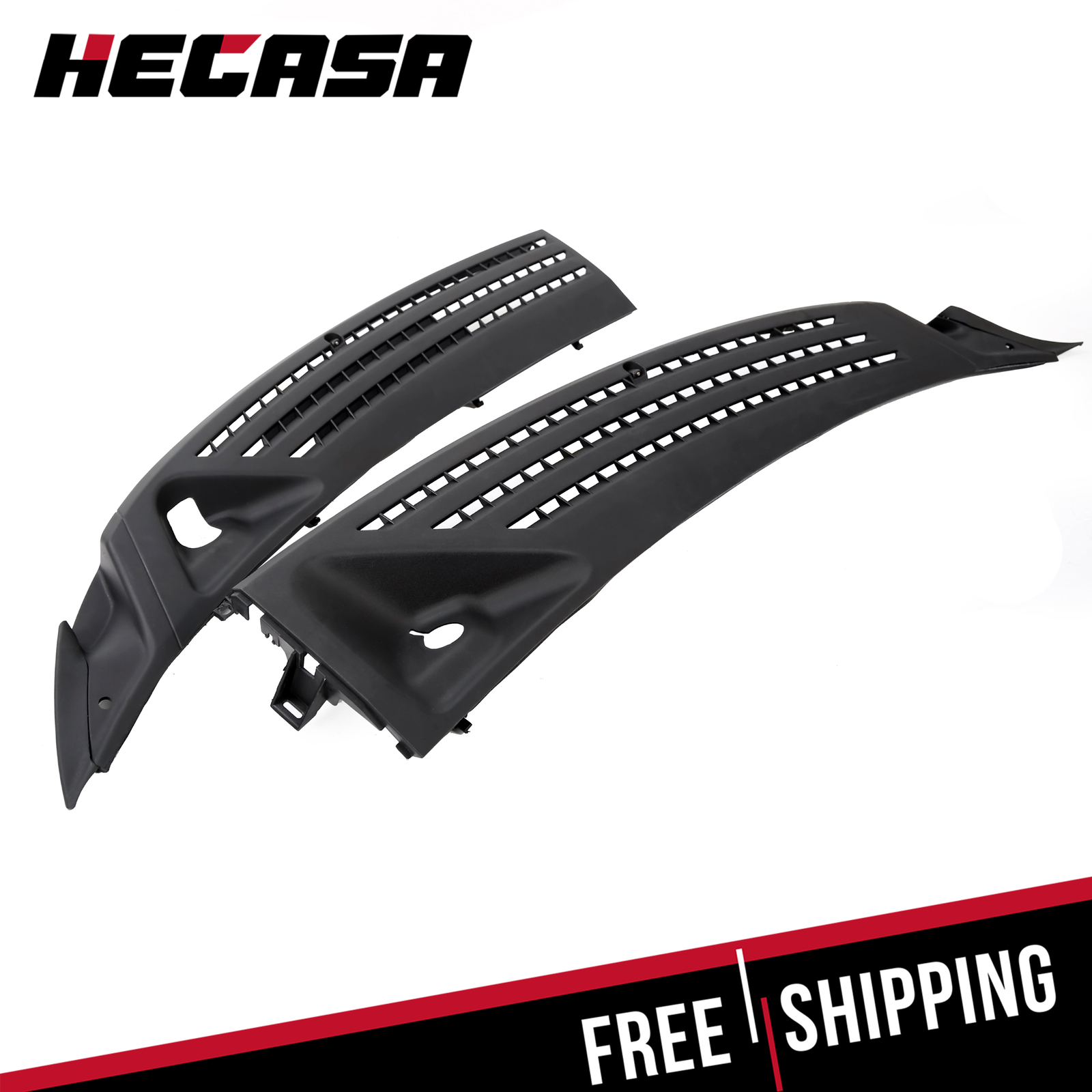 For 06-08 LINCOLN MARK LT Outer Windshield Window Wiper Cowl Cover Panels Pair