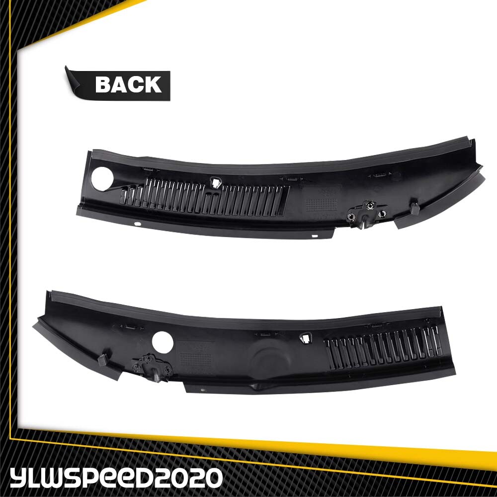 2PCS Windshield Wiper Cowl Vent Grille Panel Hood Fit For Ford Mustang 1999-2004