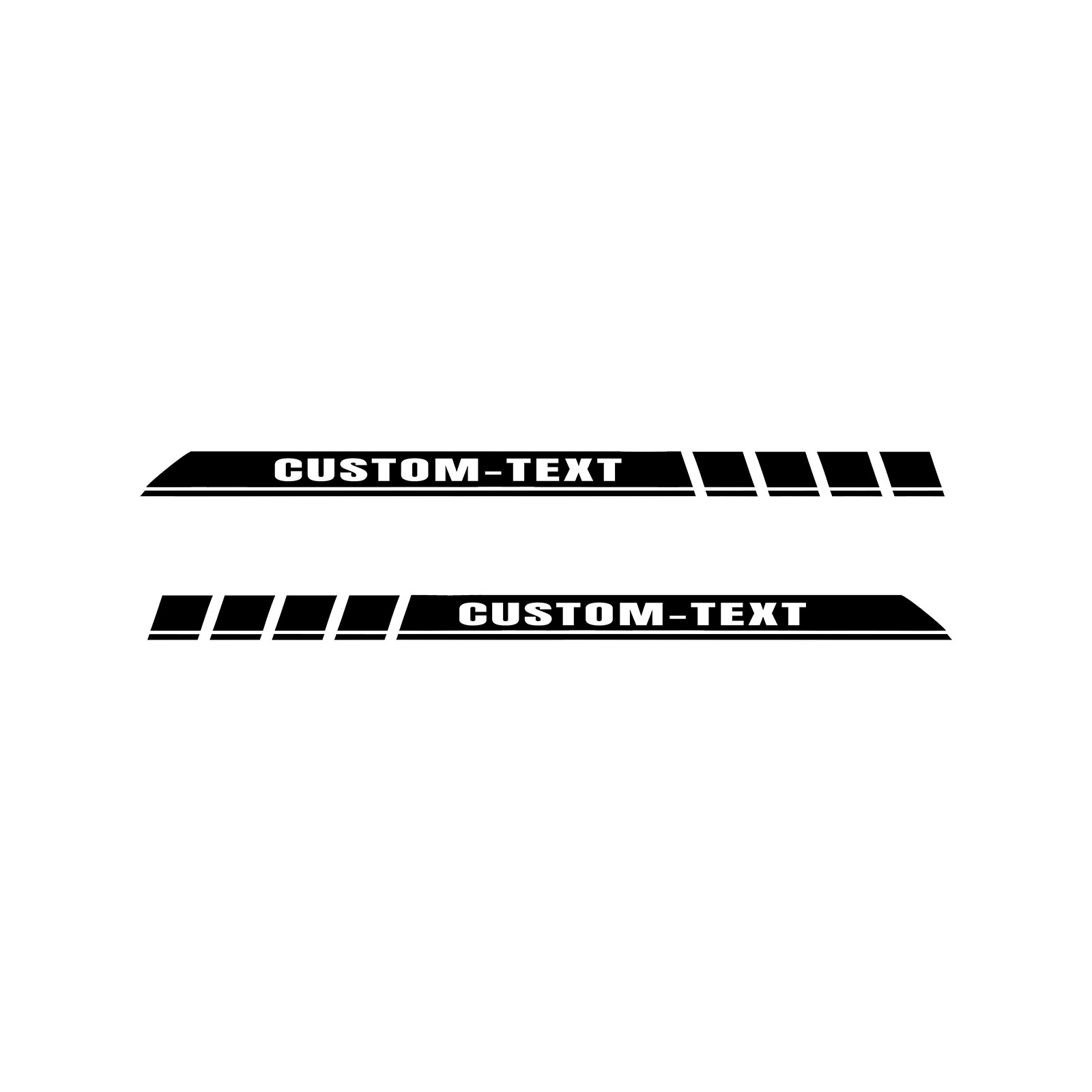 For Ford Maverick Graphics Stickers CUSTOM TEXT Car Hood Vinyl Decals 2Pcs